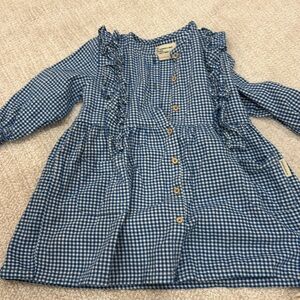 Piupiuchick blue plaid gingham dress